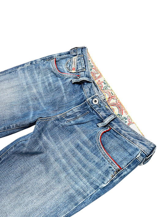 Vintage Diesel Y2K Low Waist Bootcut Damenjeans (L)