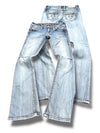 Vintage Rock Revival Y2K Low Waist Bootcut Damenjeans (S)
