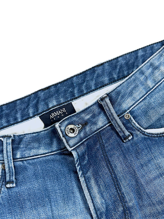 Vintage Armani Straight Leg Jeans (S)