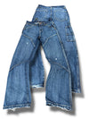Vintage blå jeans y2k jeans (L)
