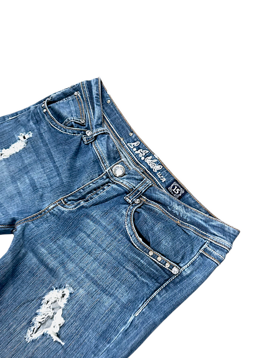 Vintage L.A Idol Y2K Bootcut / Flared Damenjeans (L)