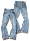 Vintage ZANADI Y2K Low Waist Bootcut / Flared Damenjeans (S)