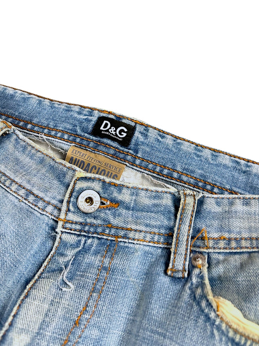 Vintage Dolce & Gabbana Y2K Straight Leg Jeans (XL)