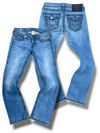 Vintage True Religion Y2K Low Waist Bootcut / Flared Damenjeans (S)
