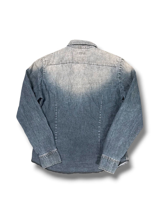 Vintage Lee Y2K Jeanshemd (L) – Rückansicht