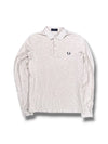 Vintage Fred Perry Langarm-Polo (M) – Vorderansicht