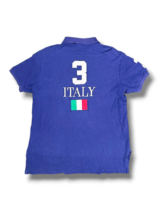 Vintage Ralph Lauren Y2K „Italy“ Polo (L) – Rückansicht