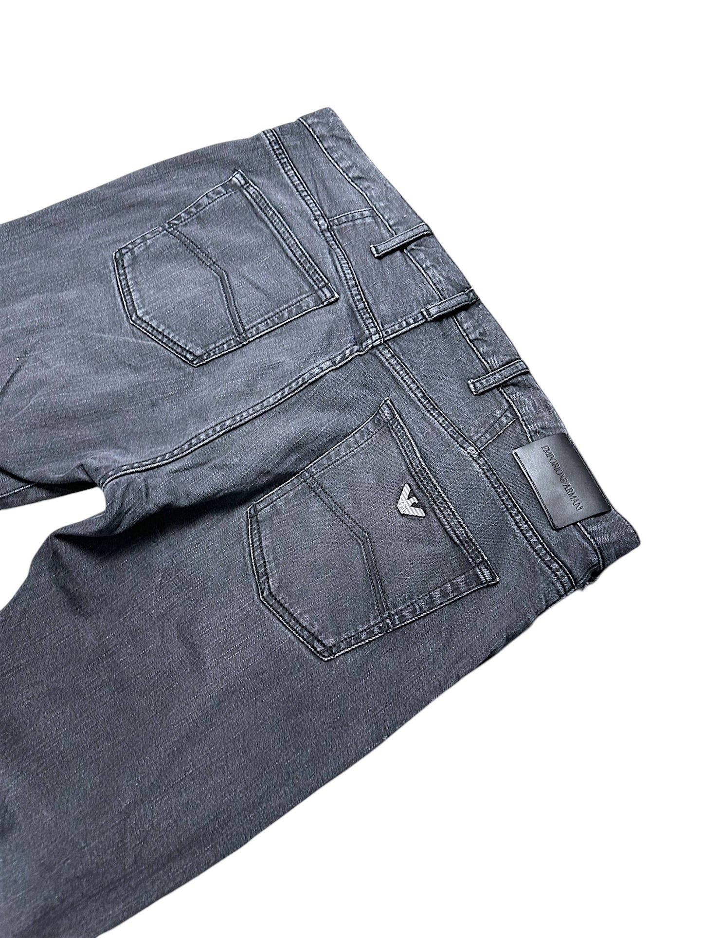 Vintage Armani Straight Leg Jeans (XL)