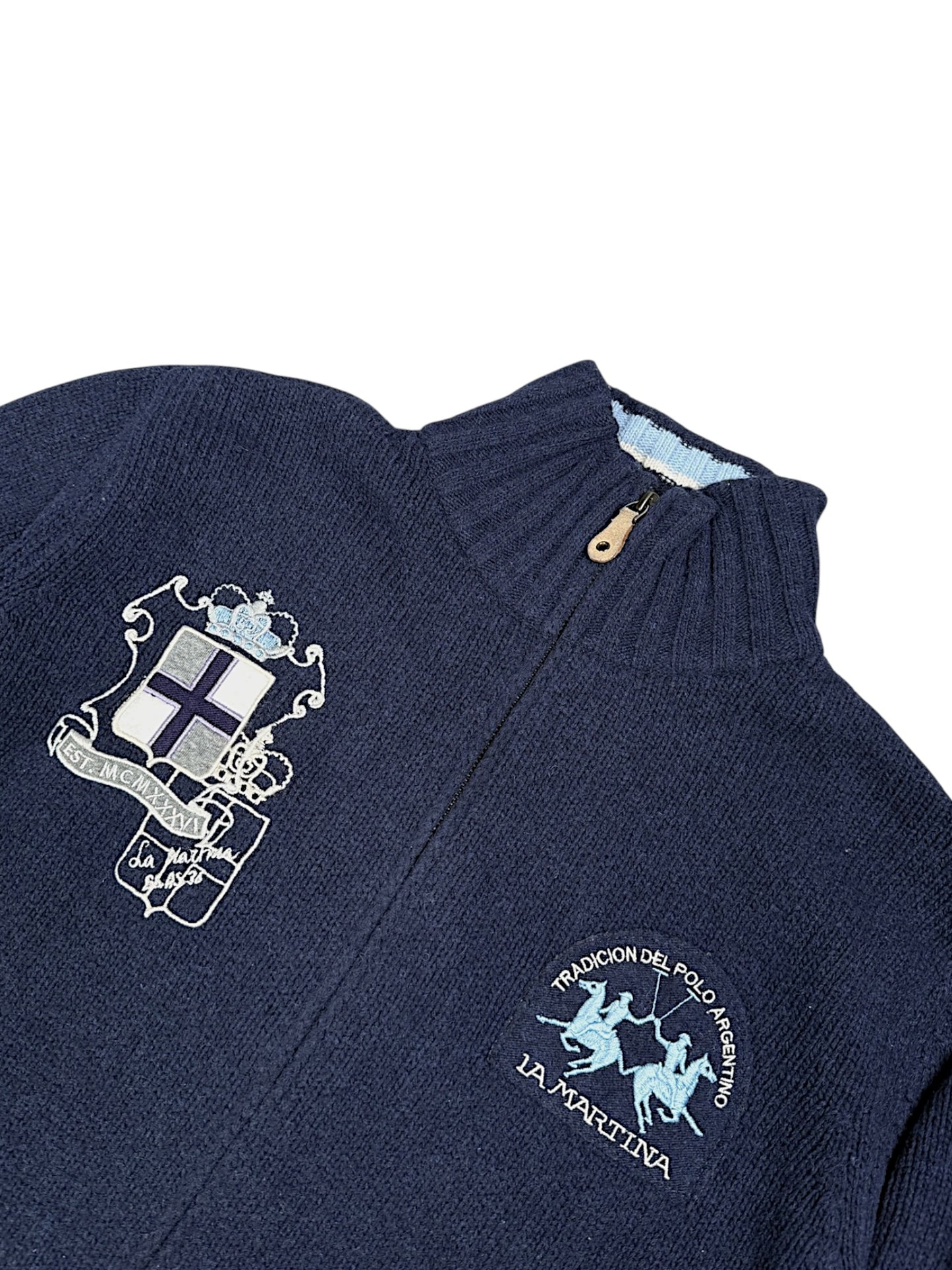 Vintage La Martina Pullover mit Kragen (L)