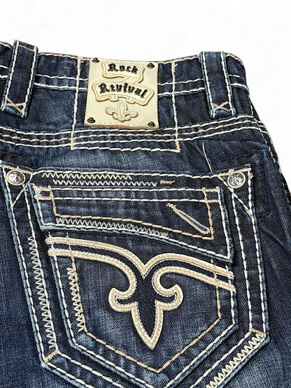 Vintage Rock Revival y2k Jeans (L)