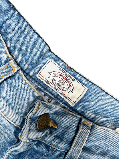 Vintage Armani Straight Leg Jeans (XL)
