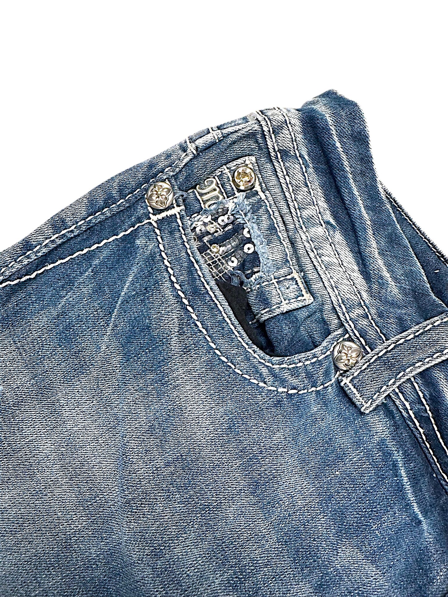 Vintage Miss Me Y2K Bootcut / Flared Damenjeans (M)