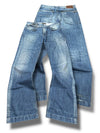 Vintage Armani jeans med lige ben (L)
