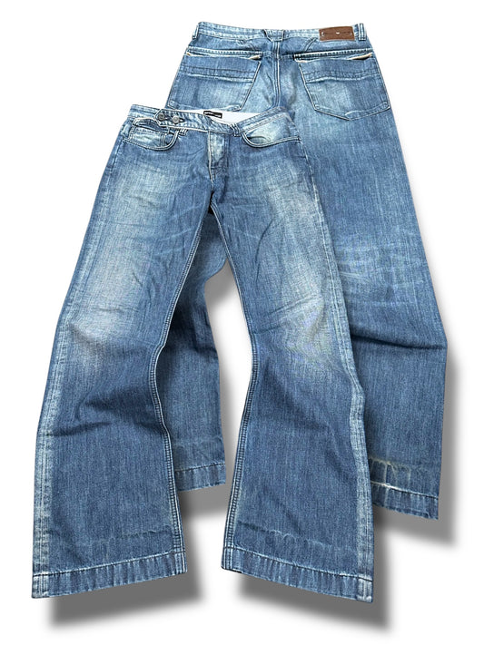 Vintage Armani straight leg Jeans (L)
