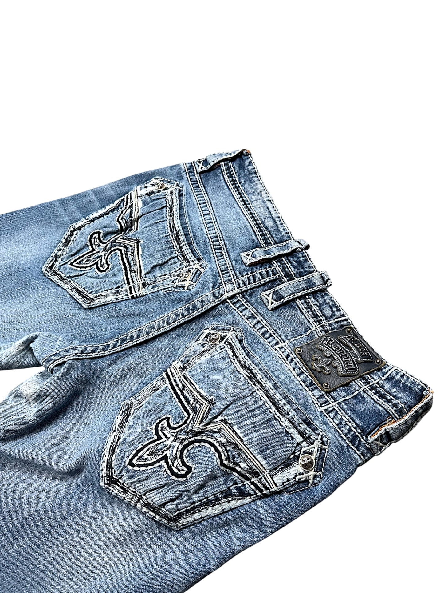 Vintage Rock Revival Straight Leg Jeans (M)