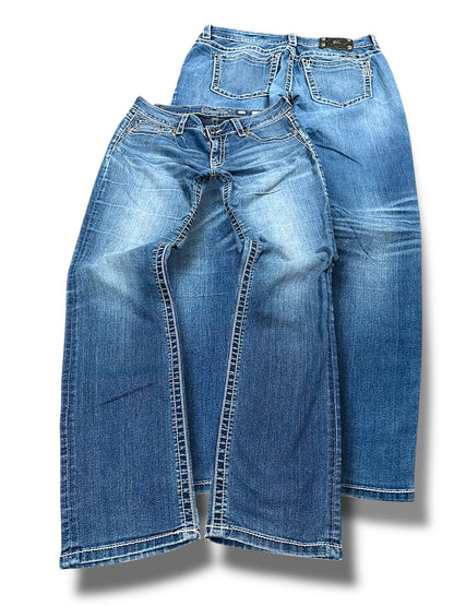 Vintage Miss Me y2k low waist Damenjeans (L)