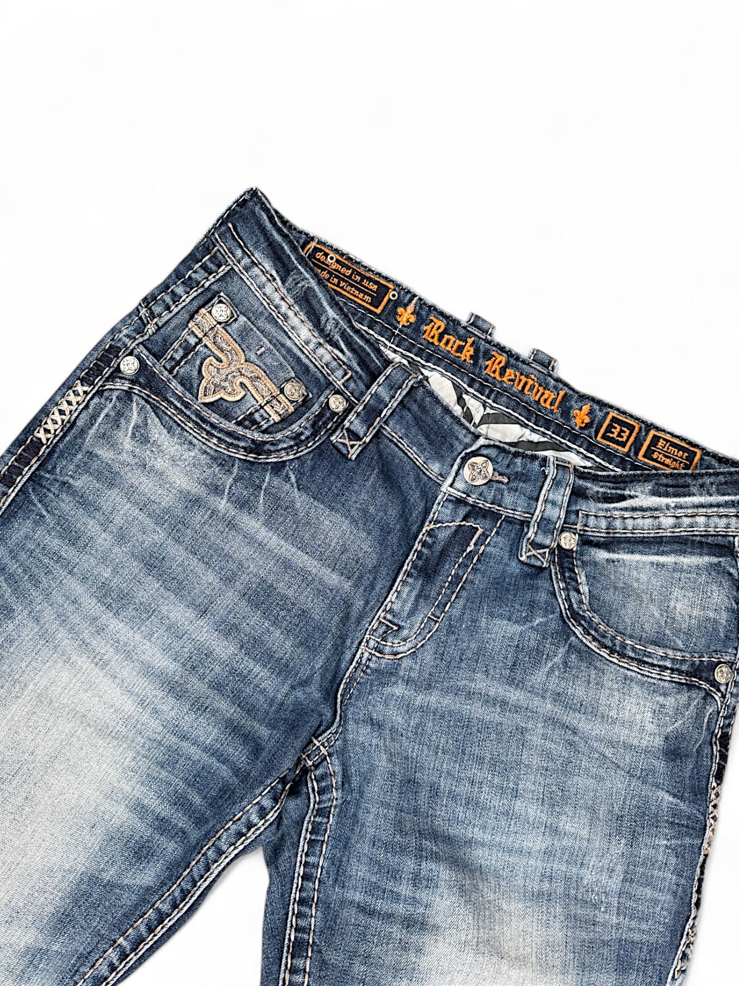 Vintage Rock Revival y2k Jeans (L)