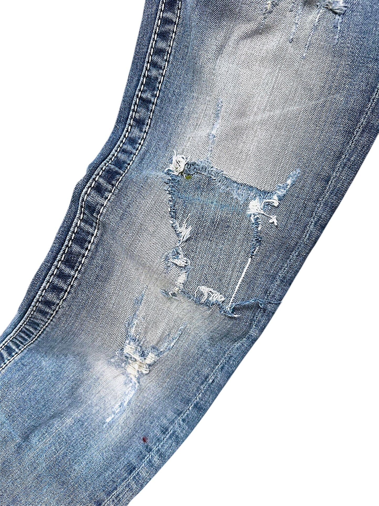 Vintage Miss Me Y2K Low Waist Bootcut Damenjeans (S)