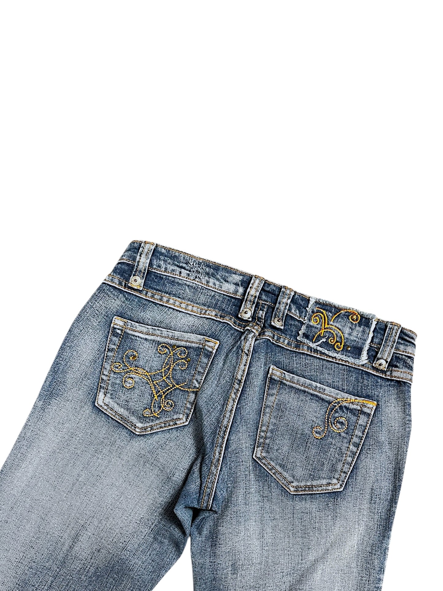 Vintage Y2K Low Waist Bootcut / Flared Damenjeans (M)