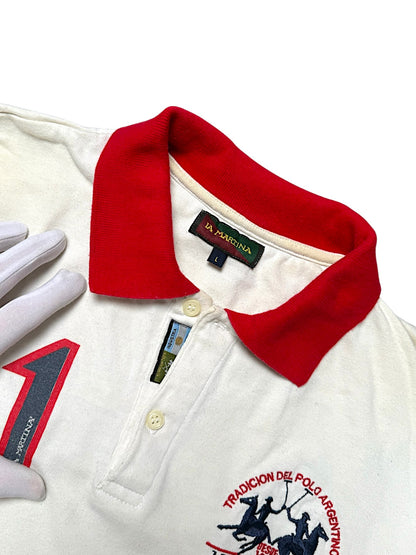 Vintage La Martina Y2K Langarm Polo (L)