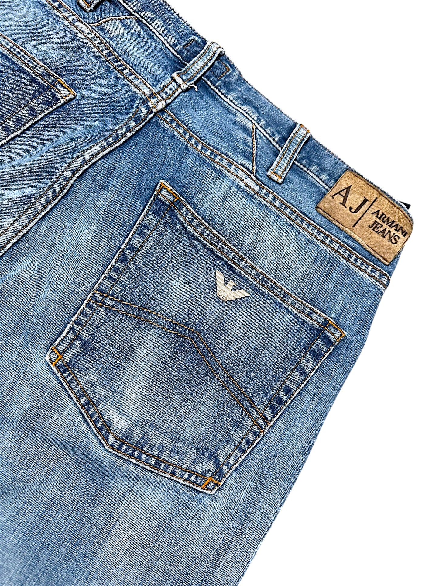 Vintage Armani Straight Leg Jeans (S)