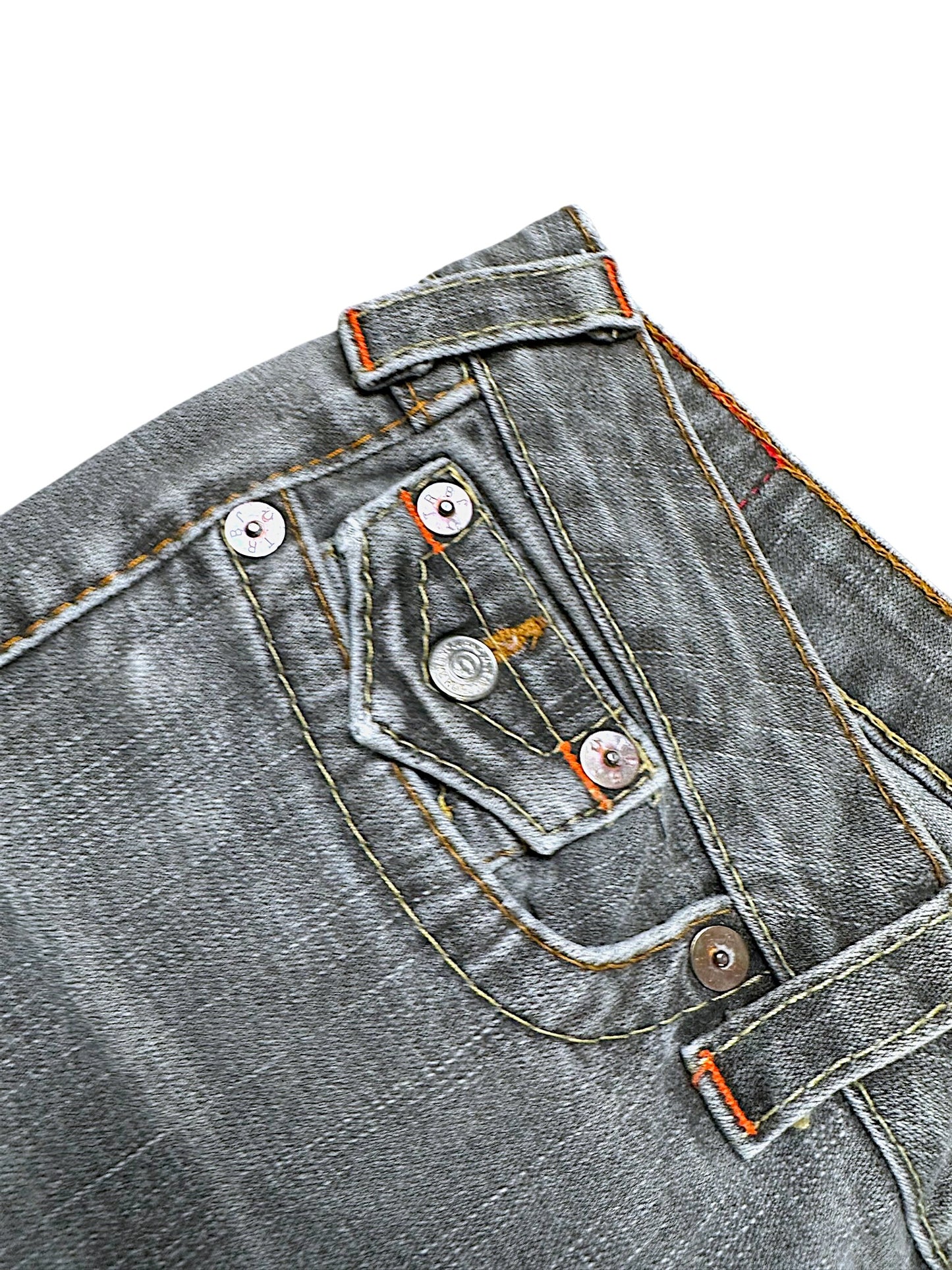 Vintage True Religion Y2K Low Waist Bootcut Damenjeans (XL)