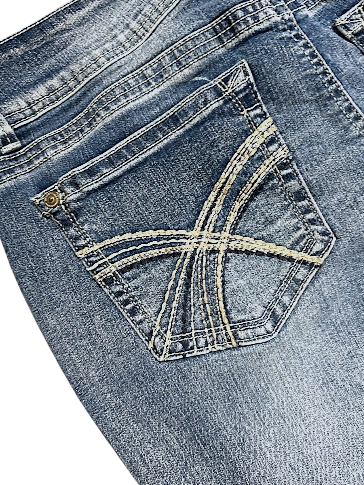 Vintage Wallflower Y2K Low Waist Bootcut / Flared Damenjeans (M)