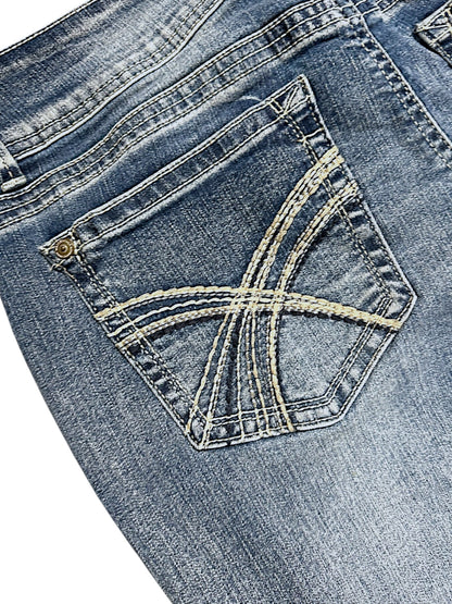 Vintage Wallflower Y2K Low Waist Bootcut / Flared Damenjeans (M)