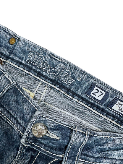 Vintage Miss Me y2k low waist Bootcut Damenjeans (S)