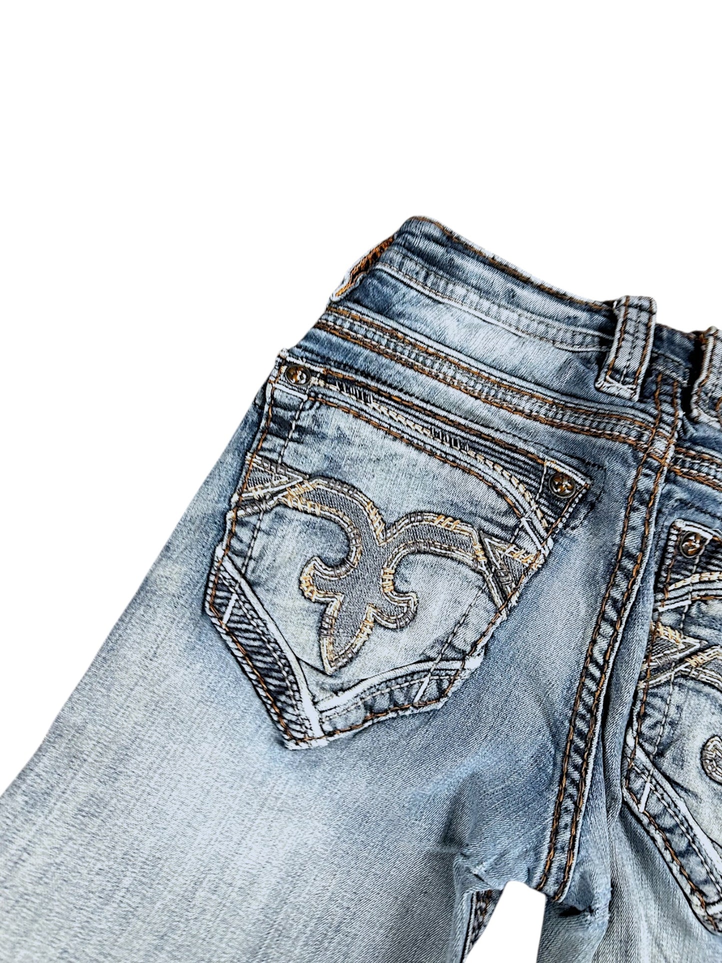 Vintage Rock Revival Baggy Jeans (M)