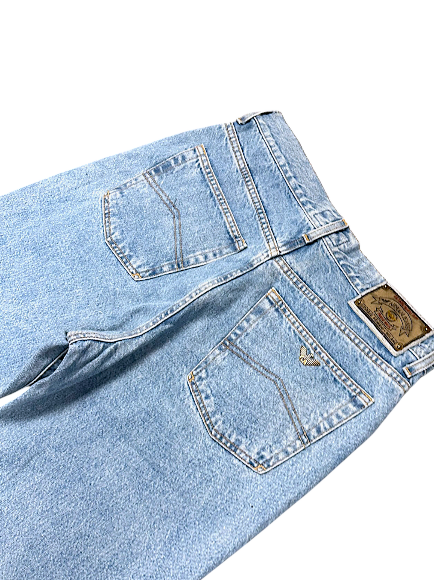 Vintage Armani Straight Leg Jeans (XL)