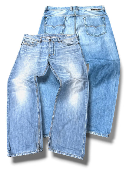 Vintage Diesel Y2K Baggy Jeans (S)