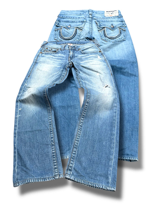 Vintage True Religion Y2K Straight Leg Jeans (S)
