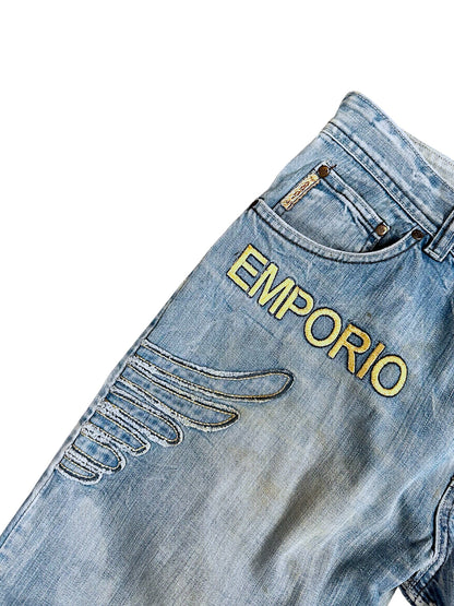 Vintage Armani Y2K Baggy Jeans (L)