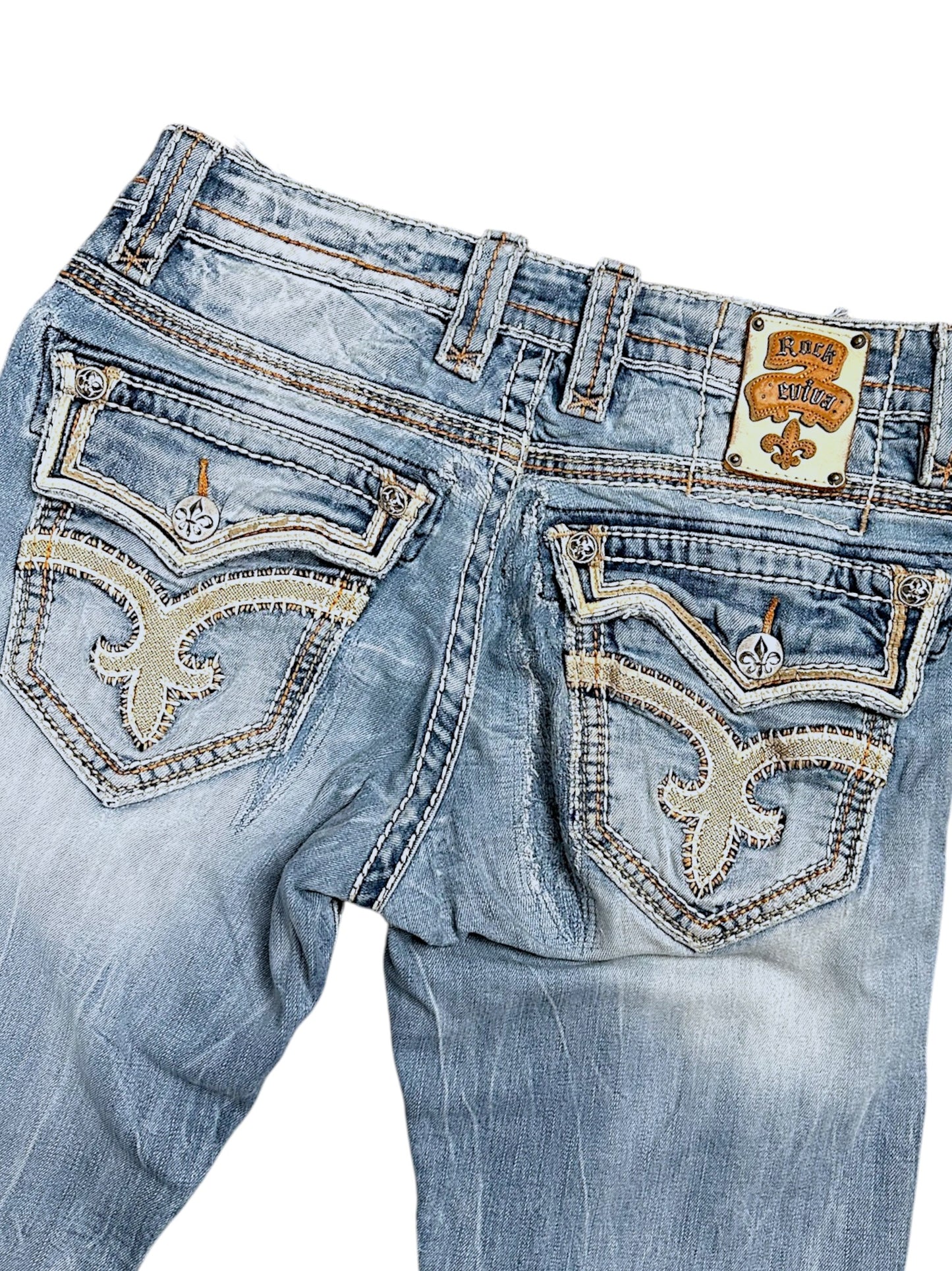Vintage Rock Revival y2k Jeans (M)