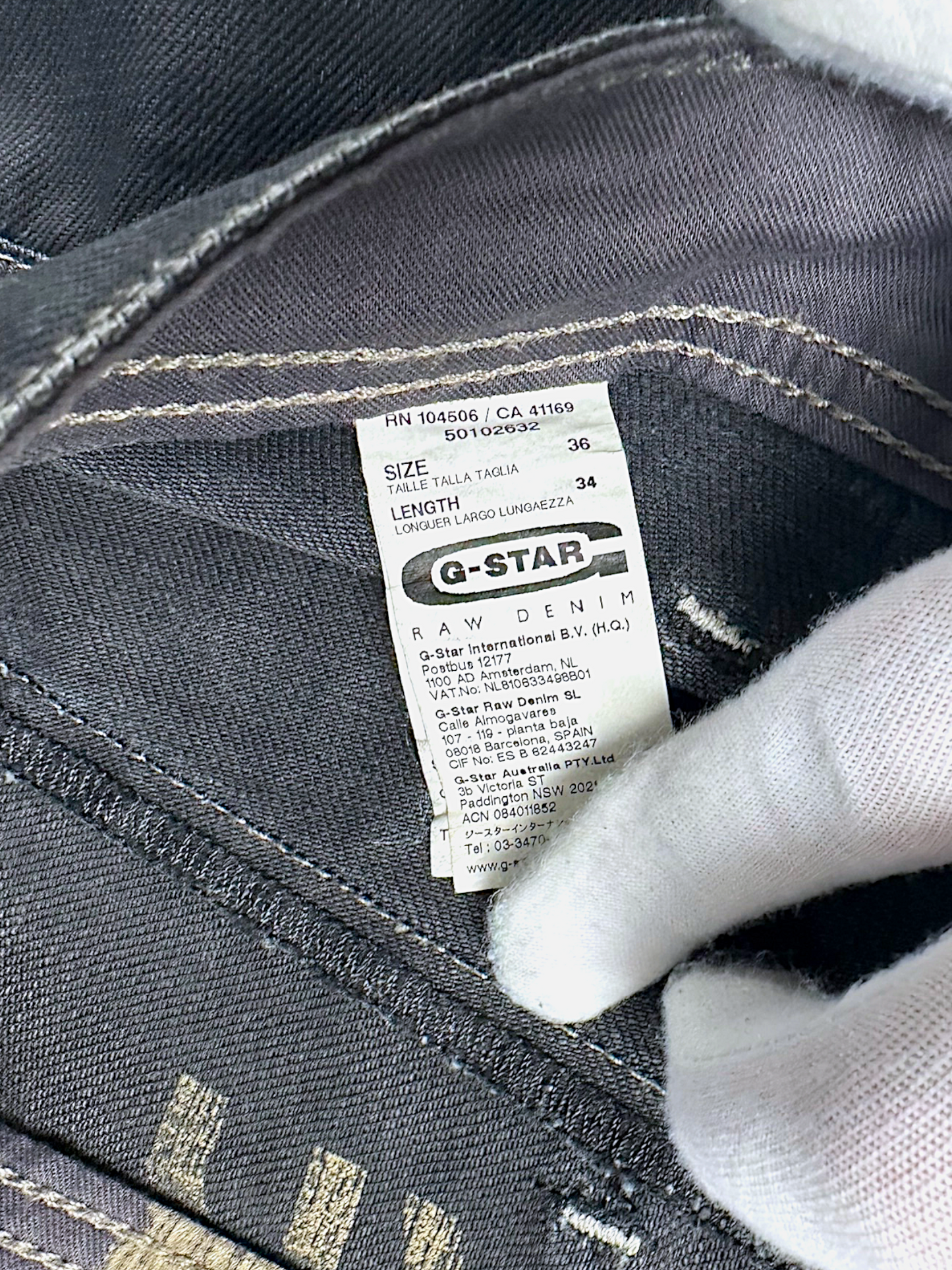 Vintage G-Star Straight Leg Jeans (L)