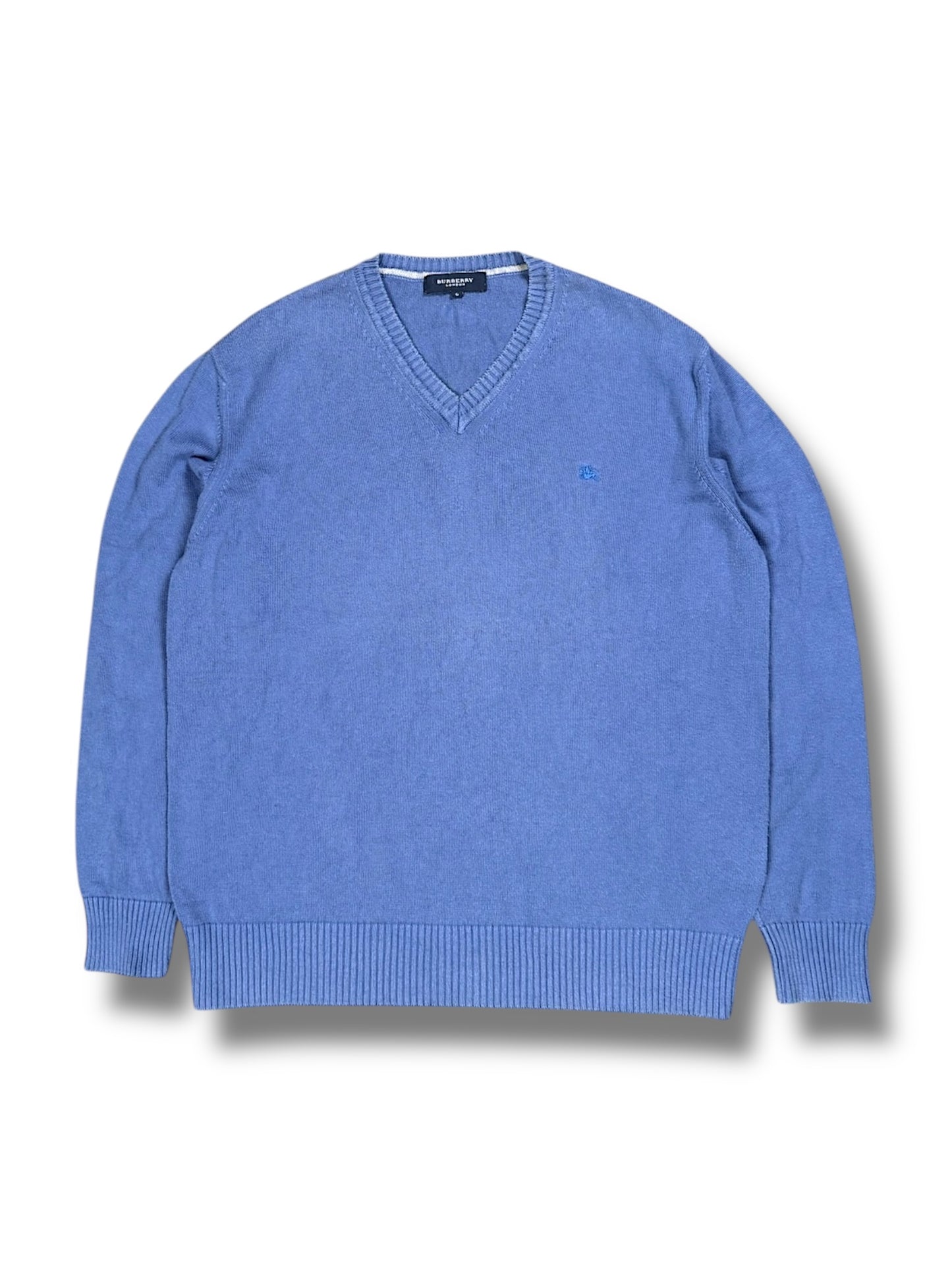 Vintage Burberry Pullover mit V-Ausschnitt (L)