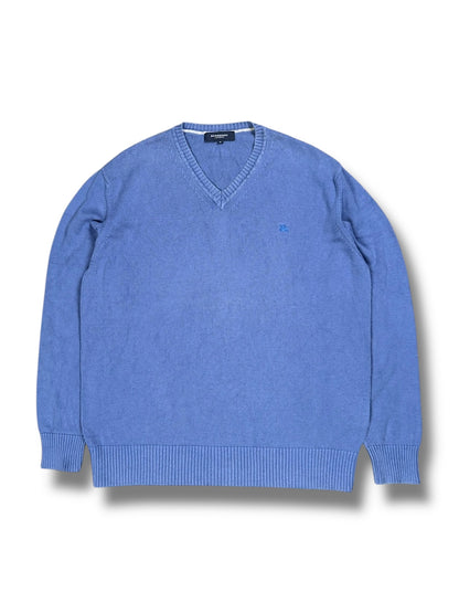 Vintage Burberry Pullover mit V-Ausschnitt (L)