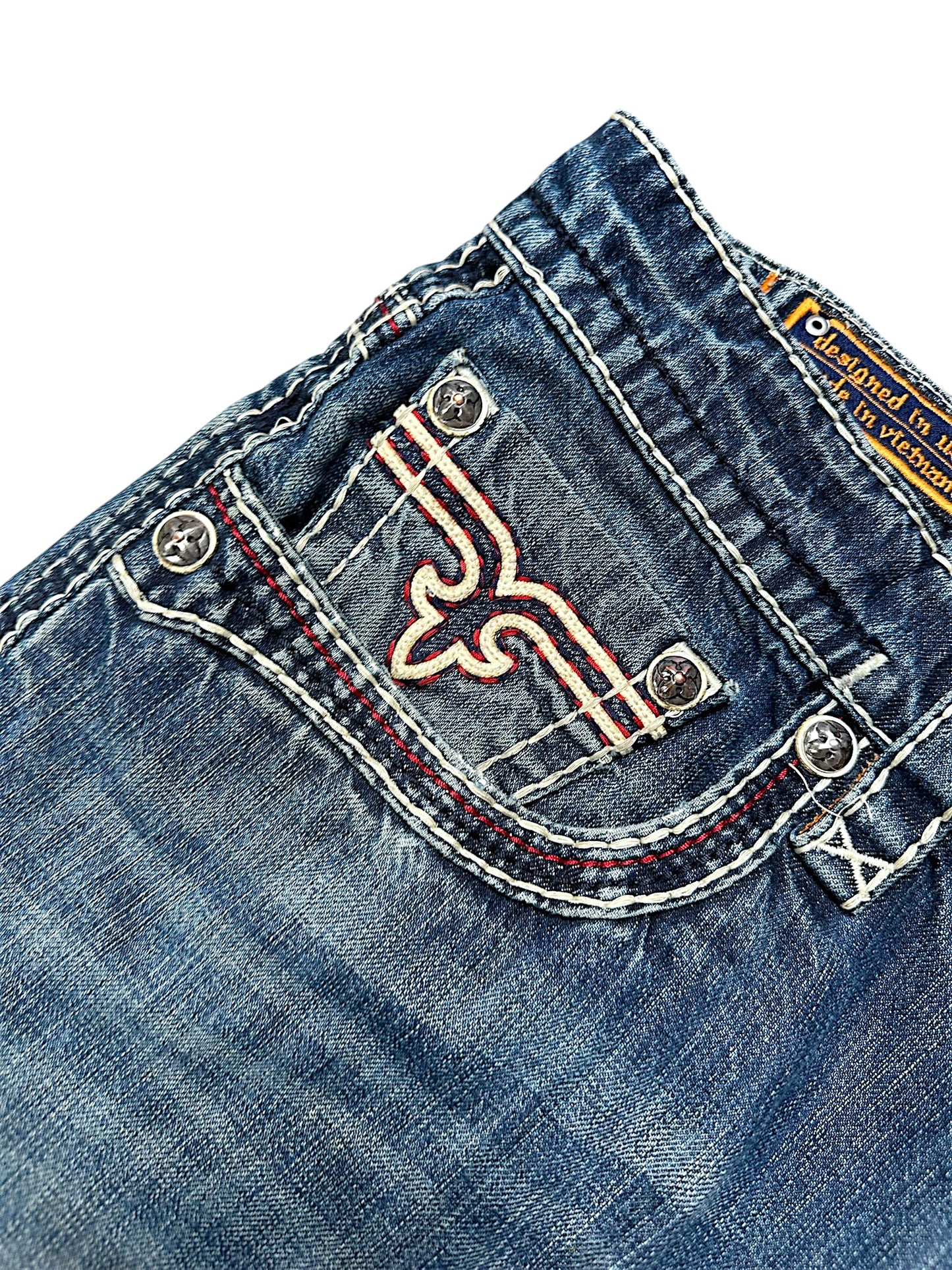 Vintage Rock Revival Y2K Baggy Jeans (XL)