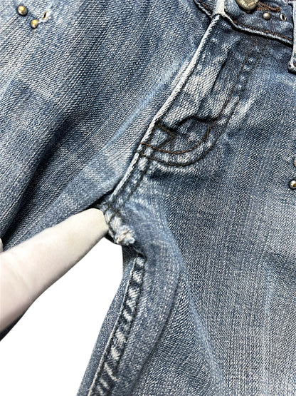 Vintage Miss Me Y2K Low Waist Bootcut / Flared Damenjeans (S)