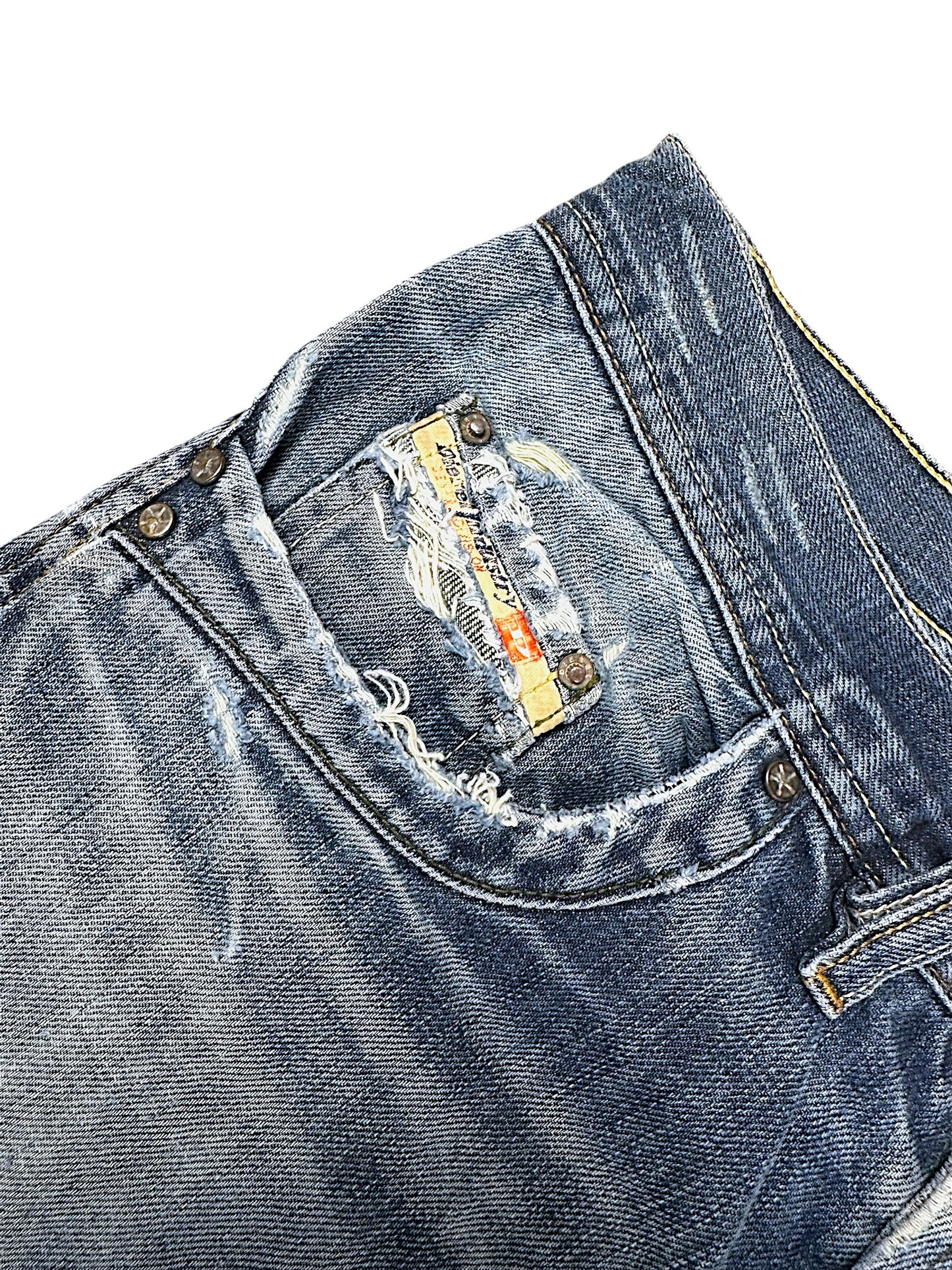 Vintage Diesel Y2K Flared Jeans (M)