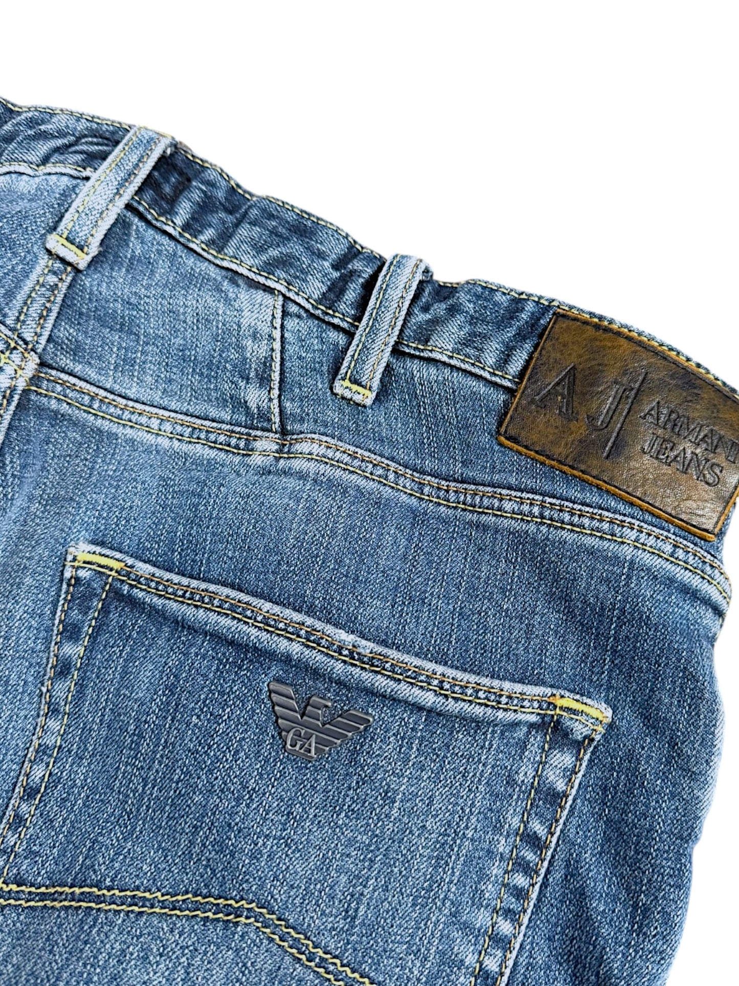 Vintage Armani Straight Leg Jeans (S)