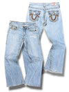 Vintage True Religion Y2K Low Waist Bootcut Damenjeans (S)