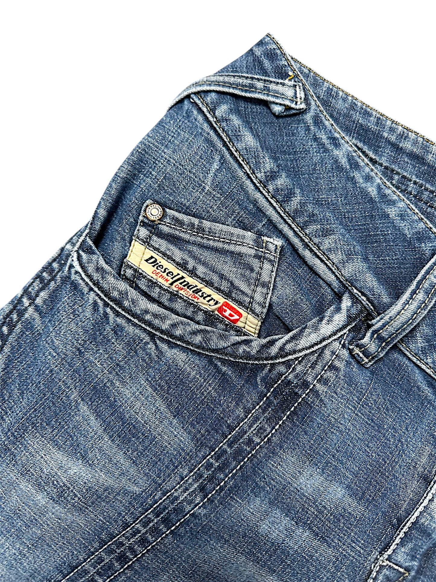 Vintage Diesel Y2K Low Waist Bootcut Damenjeans (S)