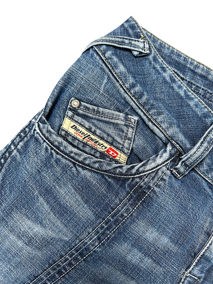 Vintage Diesel Y2K Low Waist Bootcut Damenjeans (S)
