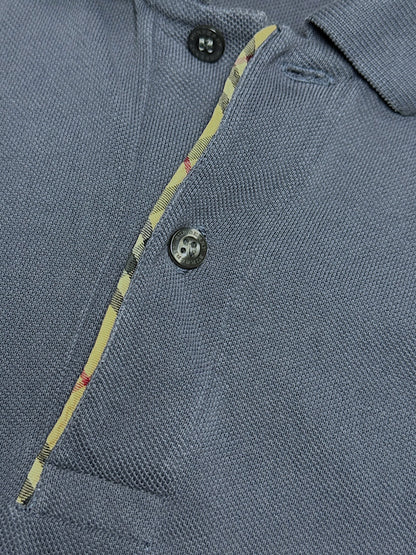 Vintage Burberry Langarm Polo (L)