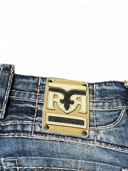 Vintage Rock Revival y2k Jeans (L)