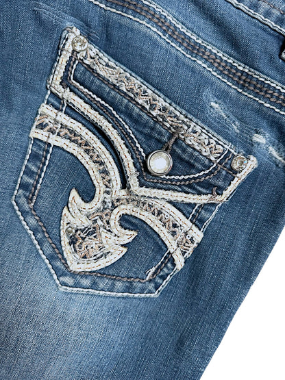 Vintage Y2K Low Waist Bootcut Damenjeans (M)