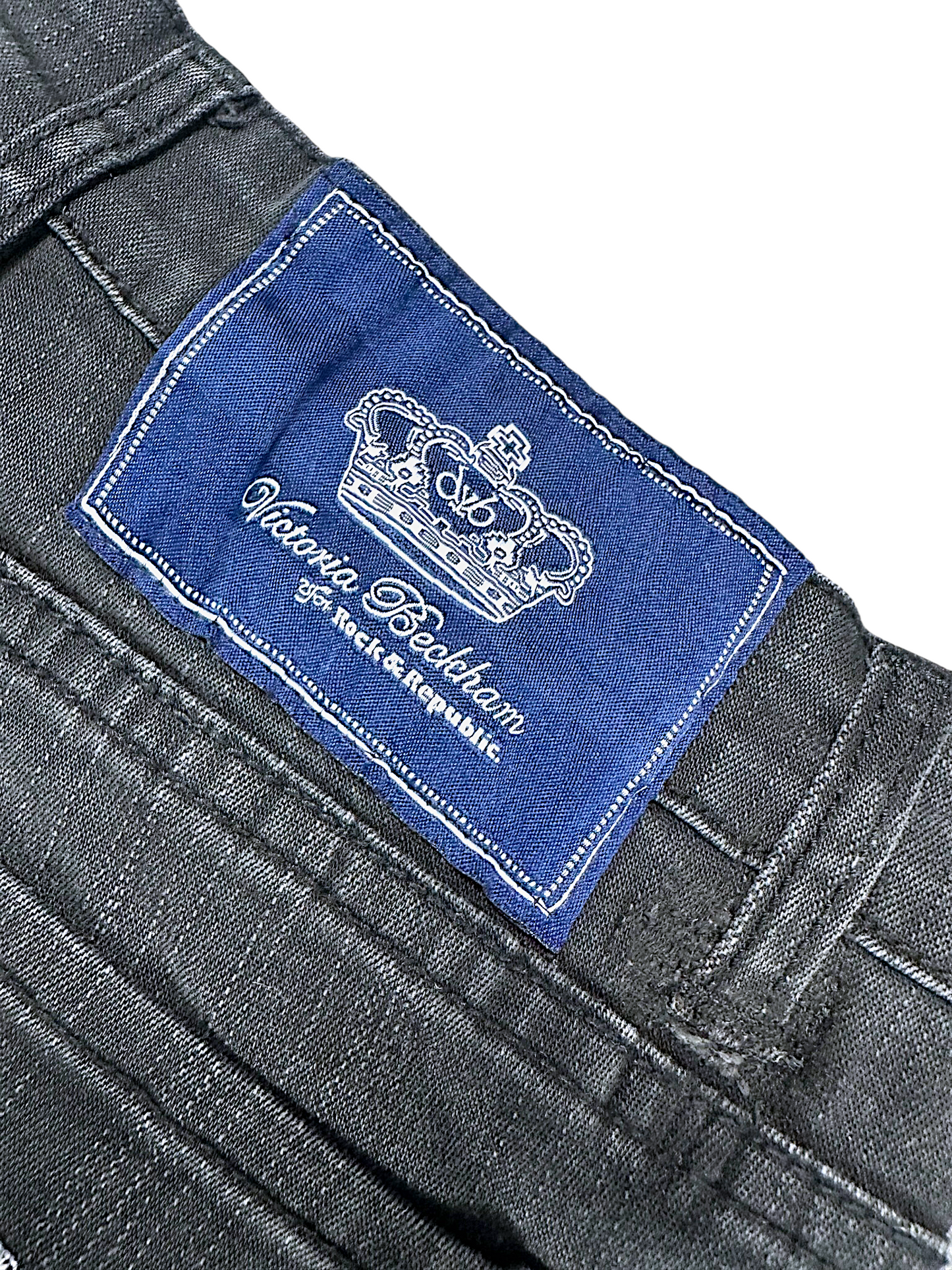 Vintage Victoria Beckham Y2K Low Waist Bootcut / Flared Damenjeans (S)