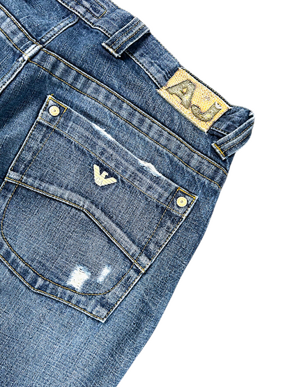 Vintage Armani Y2K Straight Leg Jeans (S)